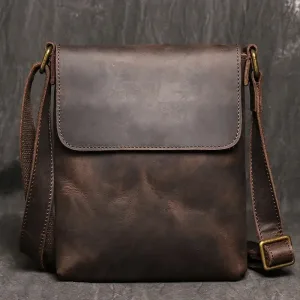 Sac À Bandoulière En Cuir Hommes