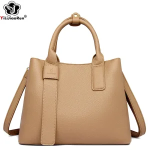 Sac À Main De Mode En Cuir Souple Pour Femmes