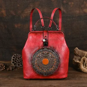 Petit Sac À Dos Cuir Femmes Backpack