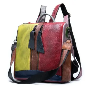 Sac À Dos Patchwork Femme-Homme