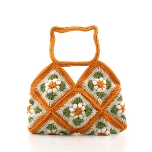 2025 Sacs Tissés À Poignée De Chat Pour Femme