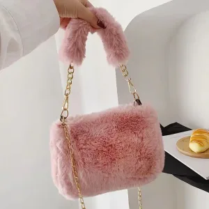 Sac À Main Fourre-tout En Peluche Femme