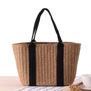 Sac Fourre-tout Tendance En Paille Pour Femme