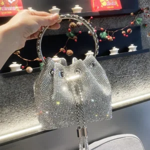 Sac À Main De Soirée En Strass Cristal