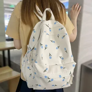 Sac À Dos Tendance À Fleurs Pour Fille