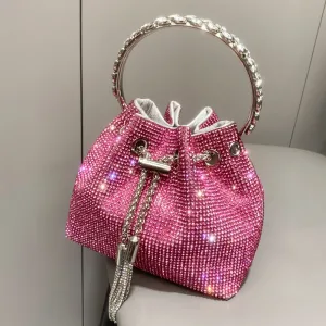 Sac De Soirée De Luxe En Cristal Et Strass Pour Femme